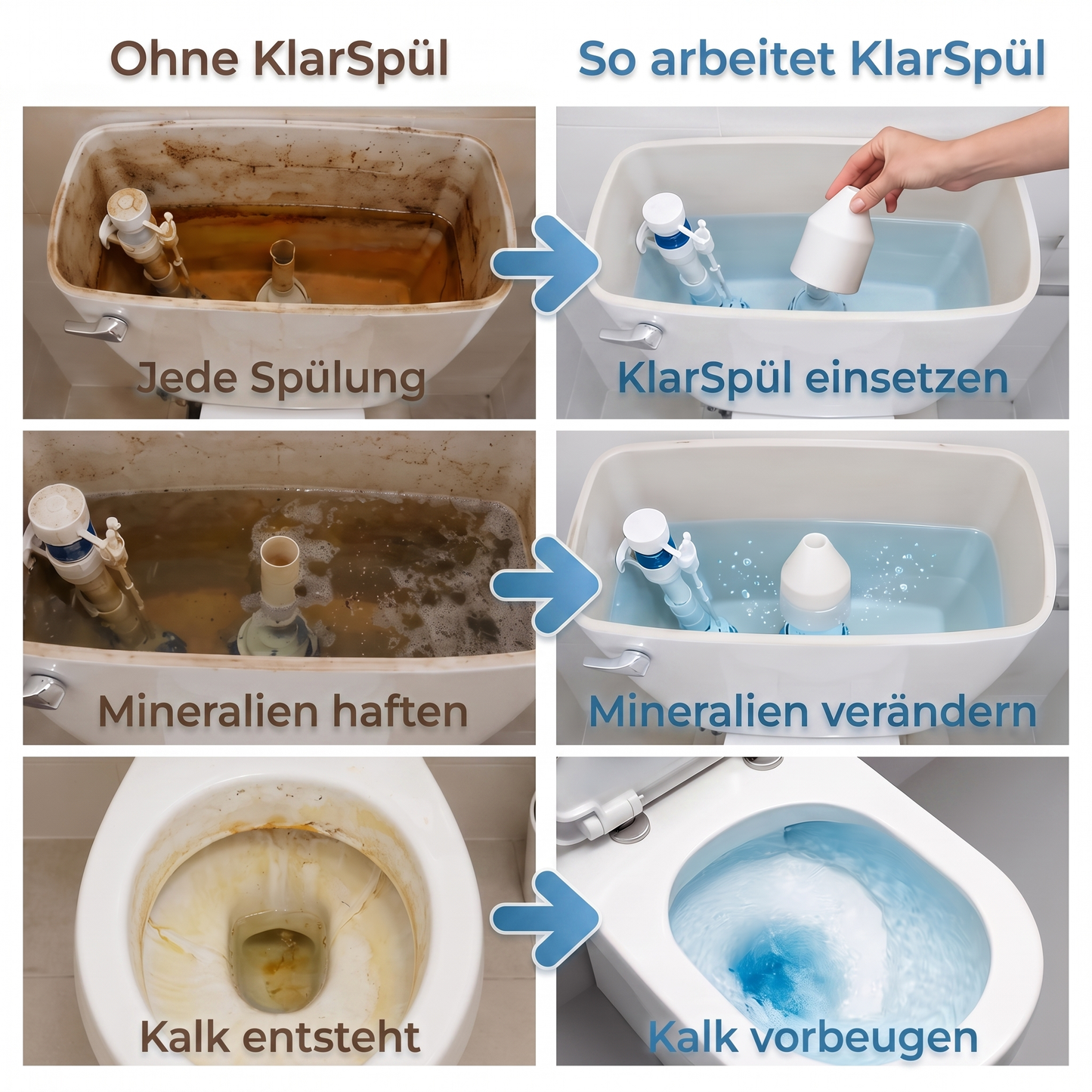 نظام KlarSpül لتنظيف المرحاض
