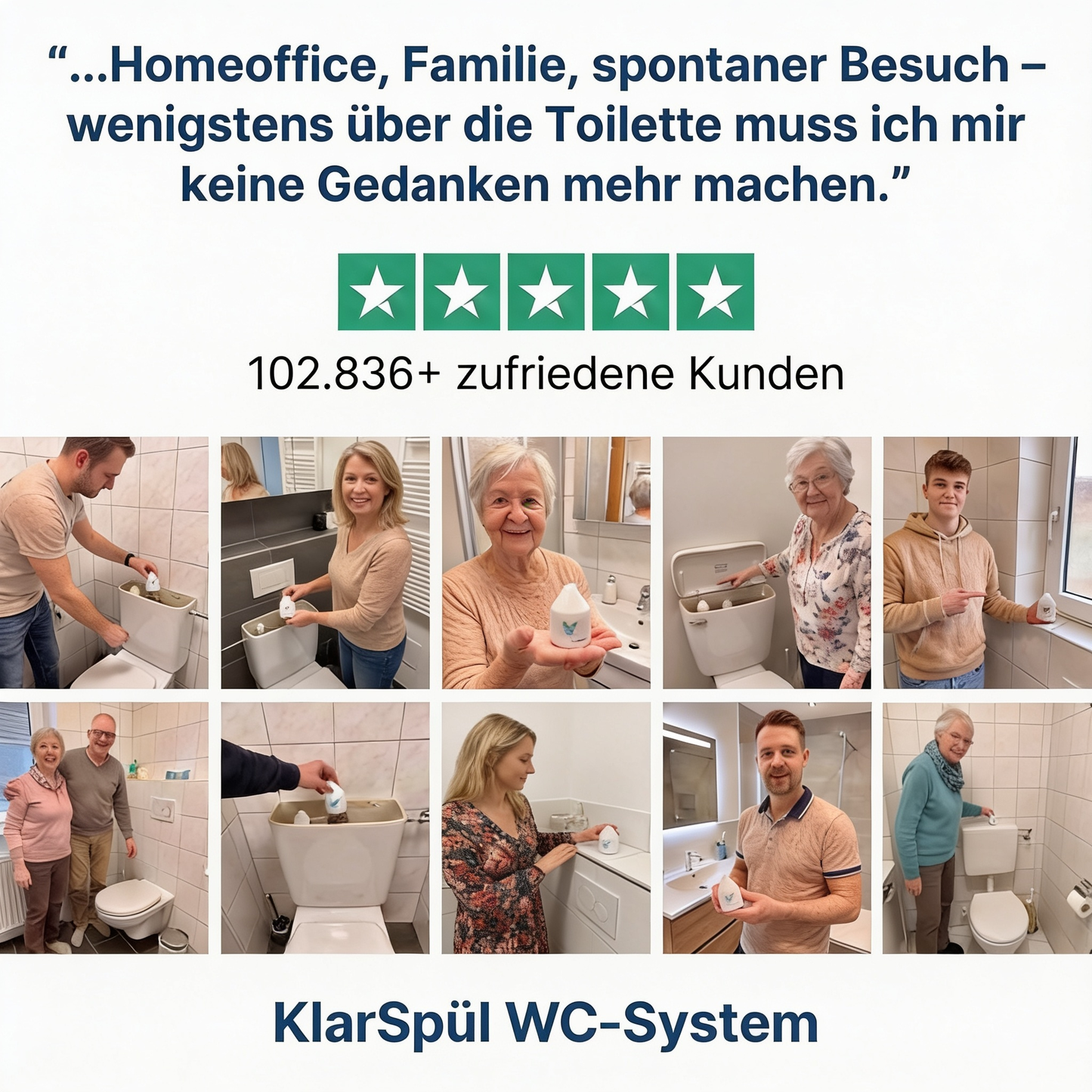 نظام KlarSpül لتنظيف المرحاض